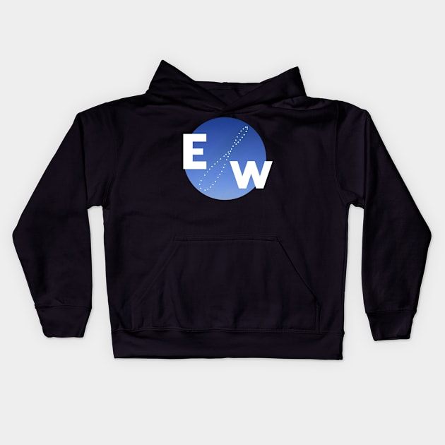 EarthWriter company logo Kids Hoodie by Penny Lane Designs Co.